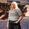 Unisex organic cotton t-shirt - Black Text - Image 2