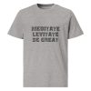 Unisex organic cotton t-shirt - Black Text - Image 5