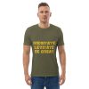 Unisex organic cotton t-shirt - Yellow Text - Image 8