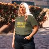 Unisex organic cotton t-shirt - Yellow Text - Image 2