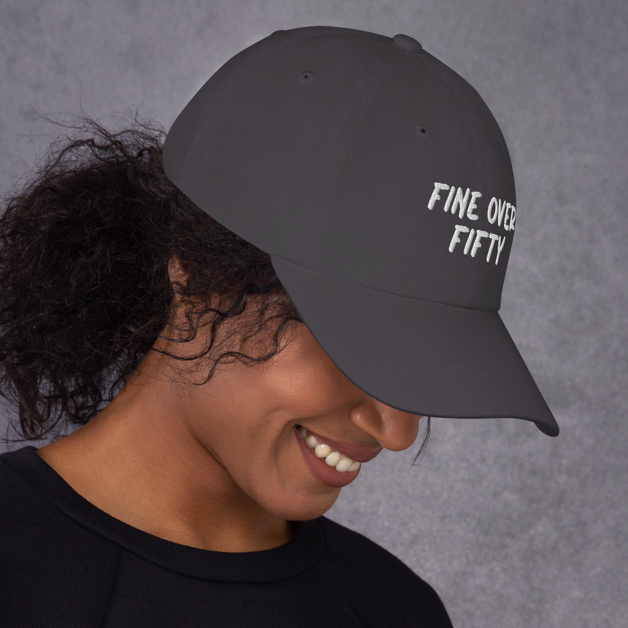 FINE OVER FIFTY - Dad Hat - Image 7
