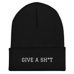 GIVE A SH*T - Cuffed Beanie
