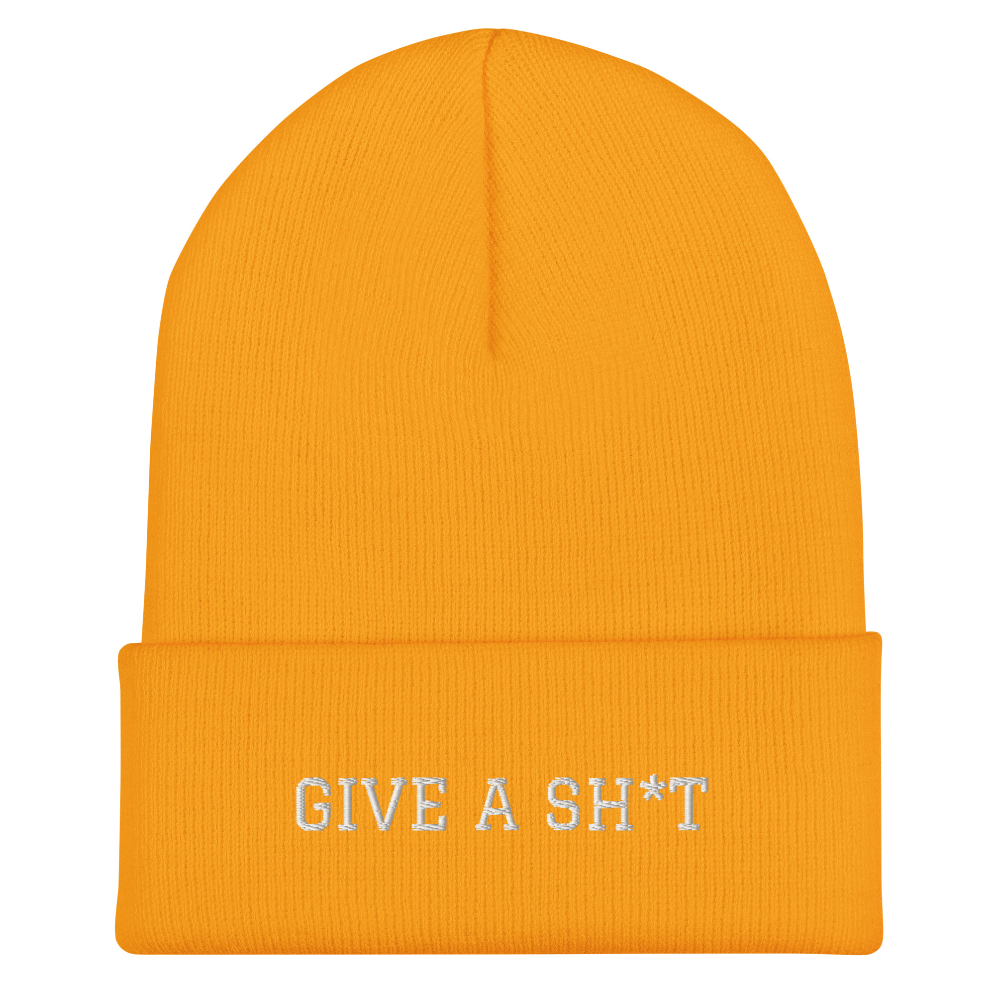 GIVE A SH*T - Cuffed Beanie - Image 10