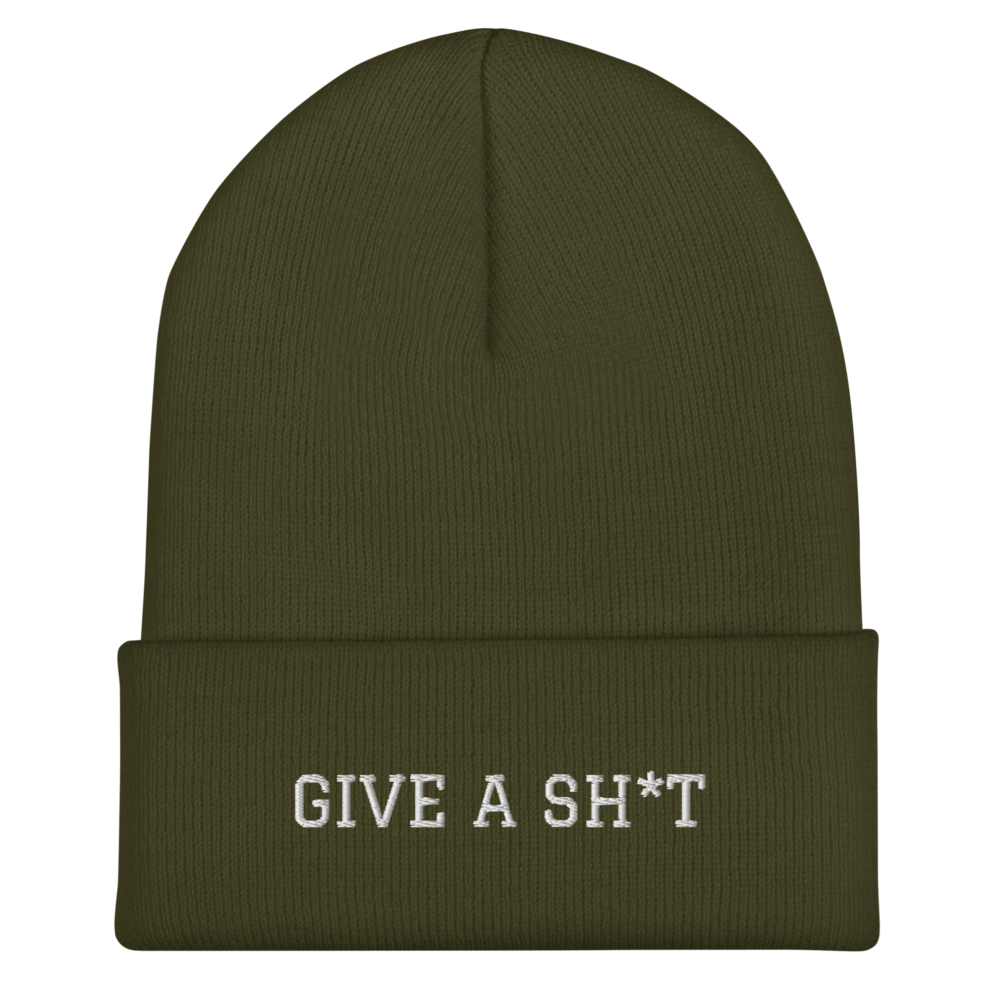 GIVE A SH*T - Cuffed Beanie - Image 7