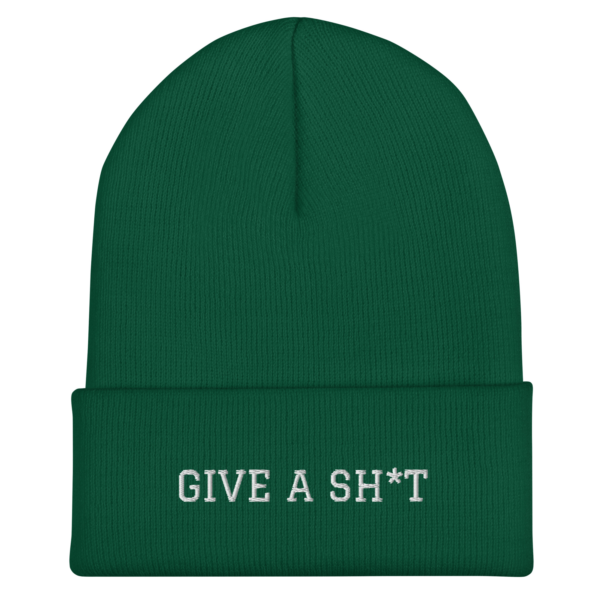 GIVE A SH*T - Cuffed Beanie - Image 8