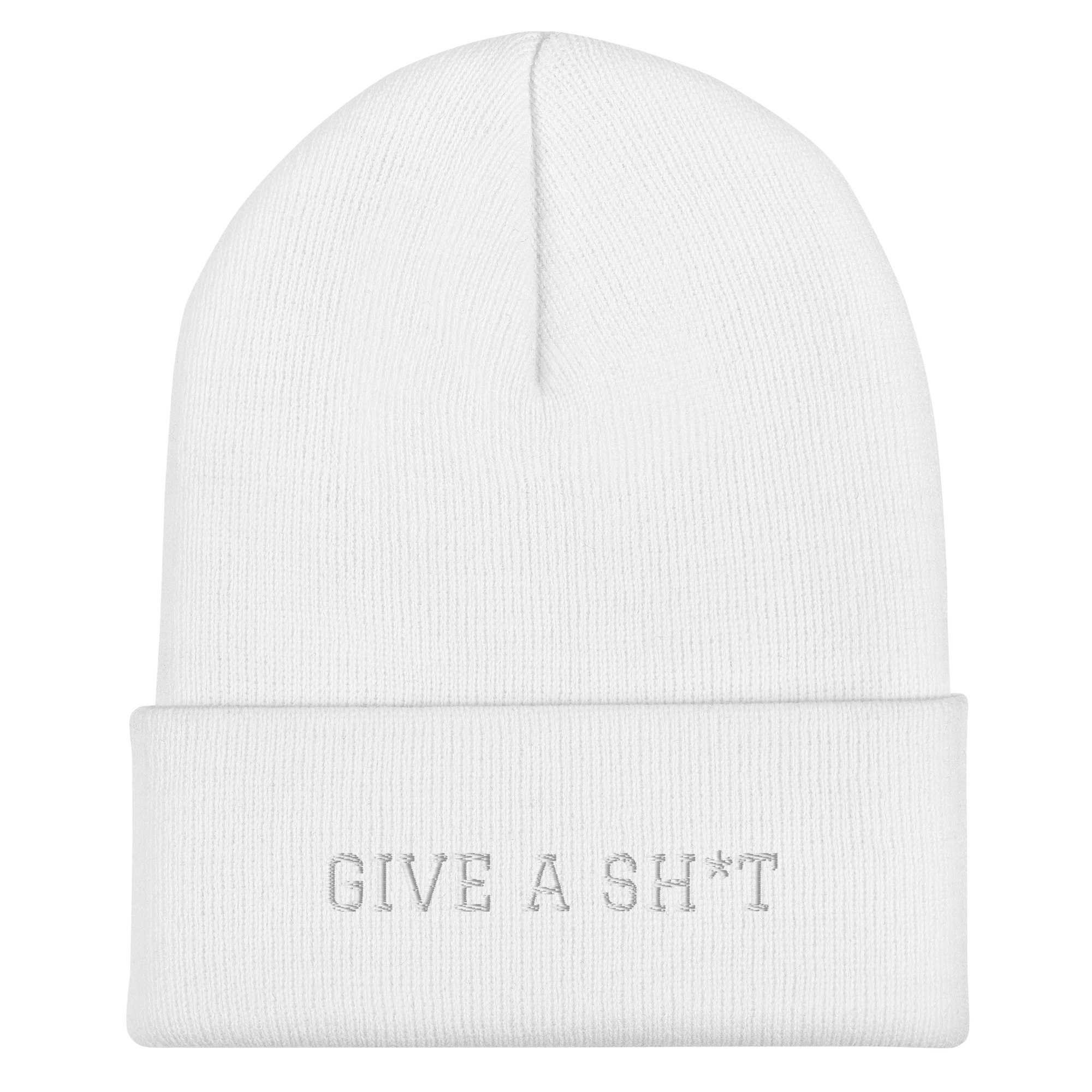 GIVE A SH*T - Cuffed Beanie - Image 12